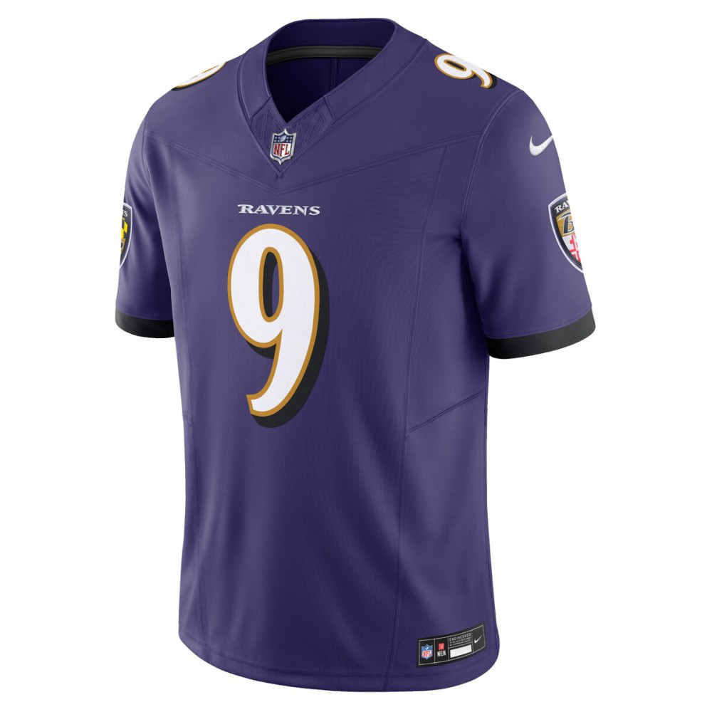 Justin Tucker Baltimore Ravens Nike Vapor F.U.S.E. Limited Jersey - Purple-GridironStore